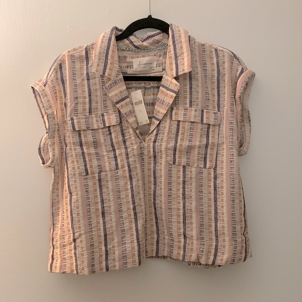 NWT Anthropologie Extended Sleeve Blouse